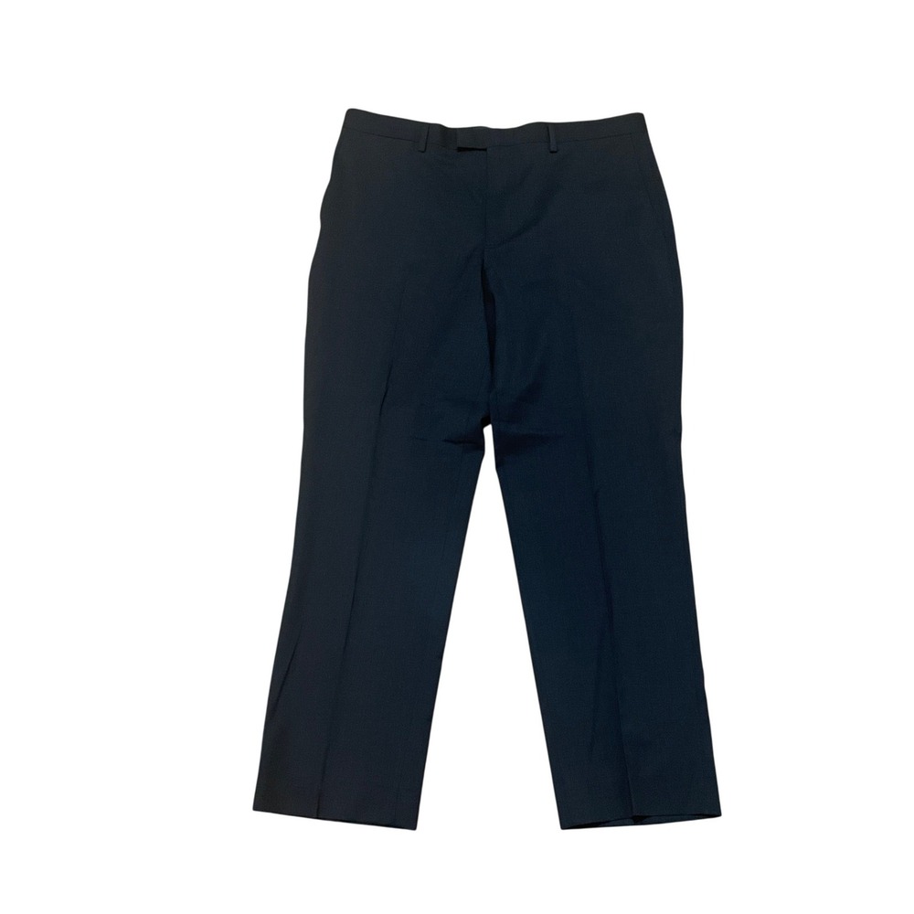 Banana Republic Marzotto Super 120s Wool Dress Pants 35x30 Charcoal Grey NWT